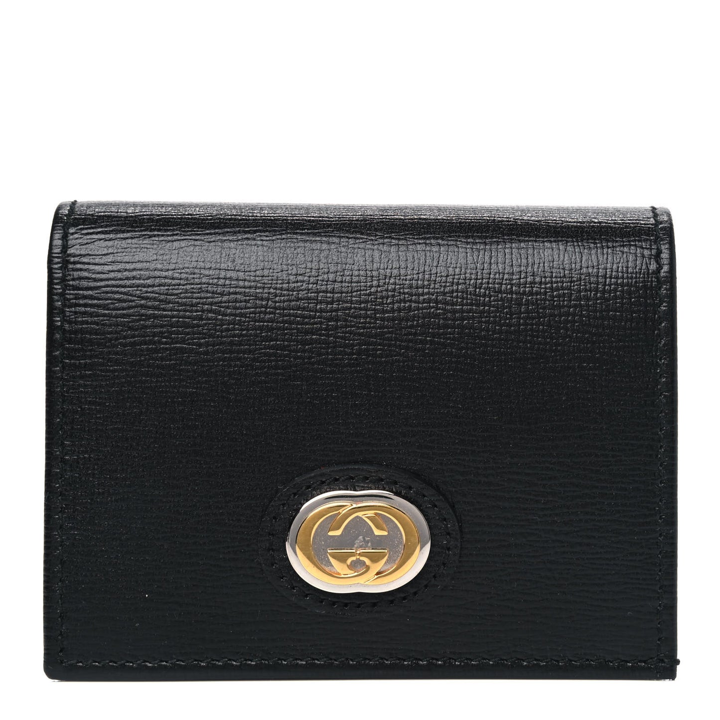 Azalea Calfskin Marina Card Case Black