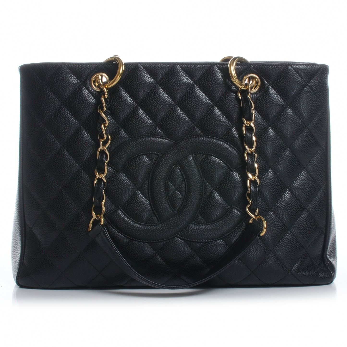 Caviar Grand Shopping Tote GST Black