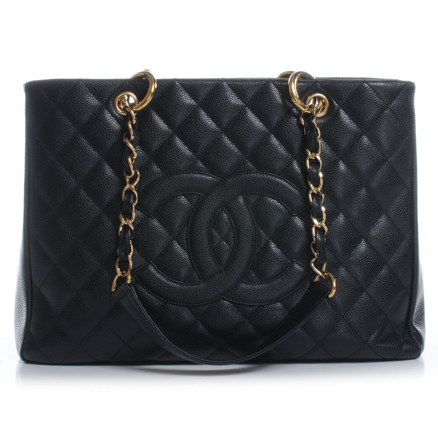 Chanel Caviar Grand Shopping Tote GST Black 1 of 7