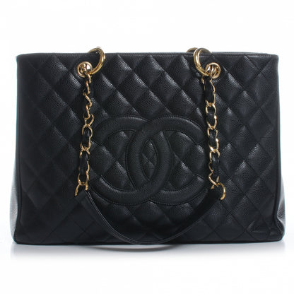 Chanel Caviar Grand Shopping Tote GST Black 1 of 7