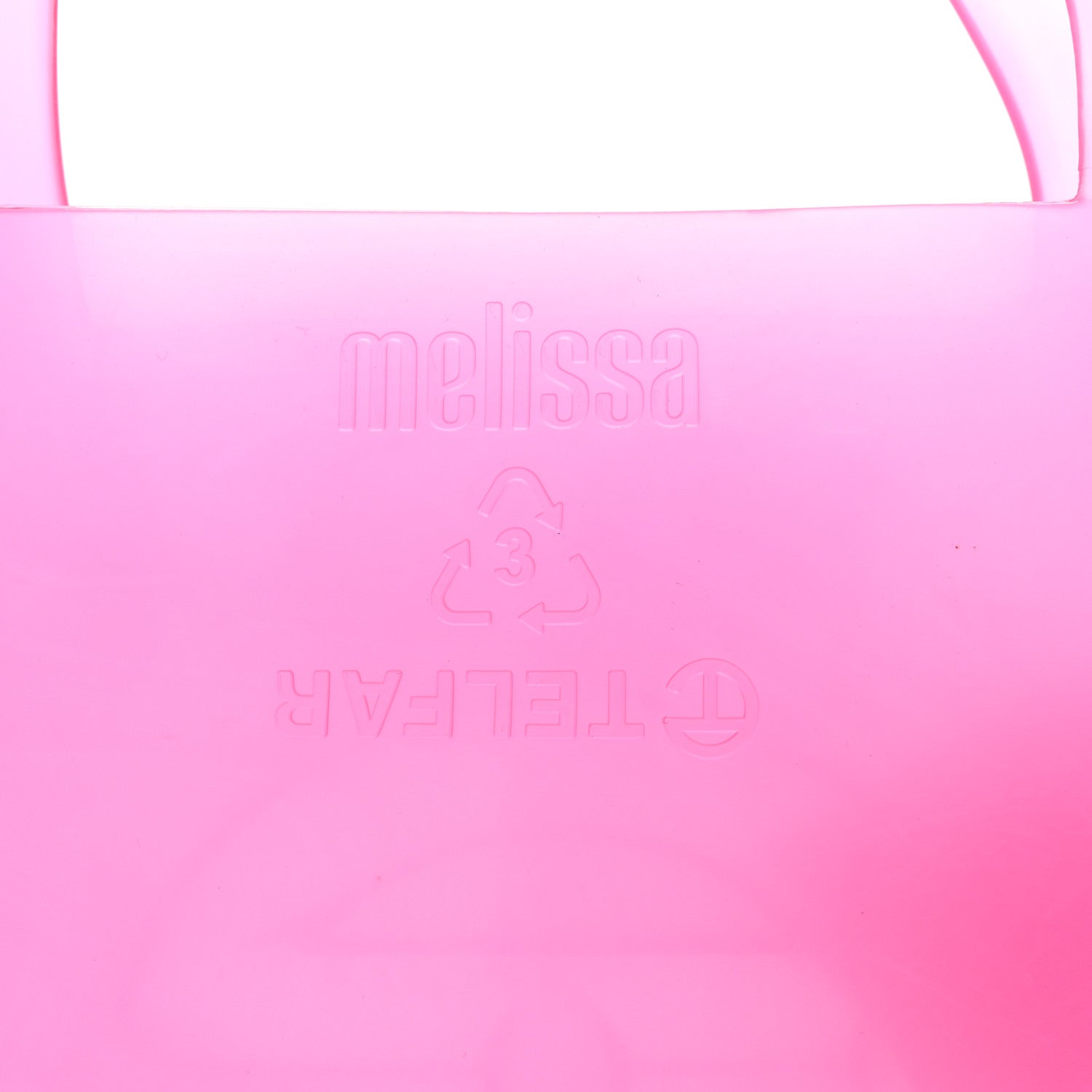 Telfar x MELISSA Jelly Medium Shopping Bag Clear Pink 6 of 9