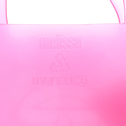 Telfar x MELISSA Jelly Medium Shopping Bag Clear Pink 6 of 9