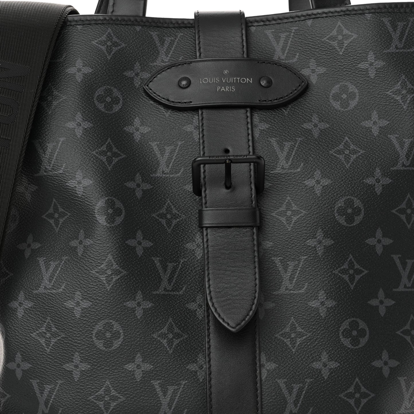 Monogram Eclipse Saumur Tote Black