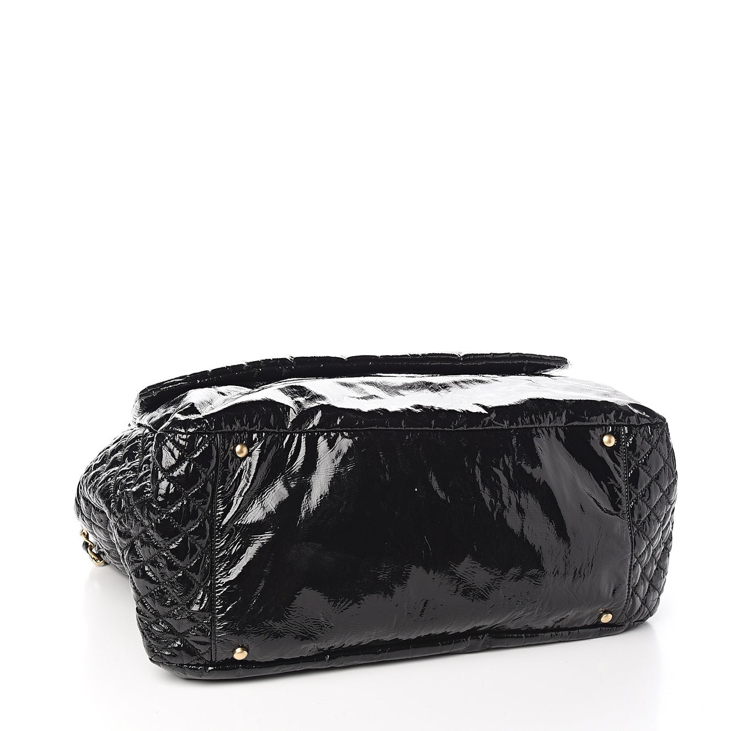 Vinyl XL Rock and Chain Flap Black