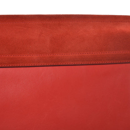 Chloe Calfskin Suede Medium Faye Shoulder Bag Sepia Red 8 of 9