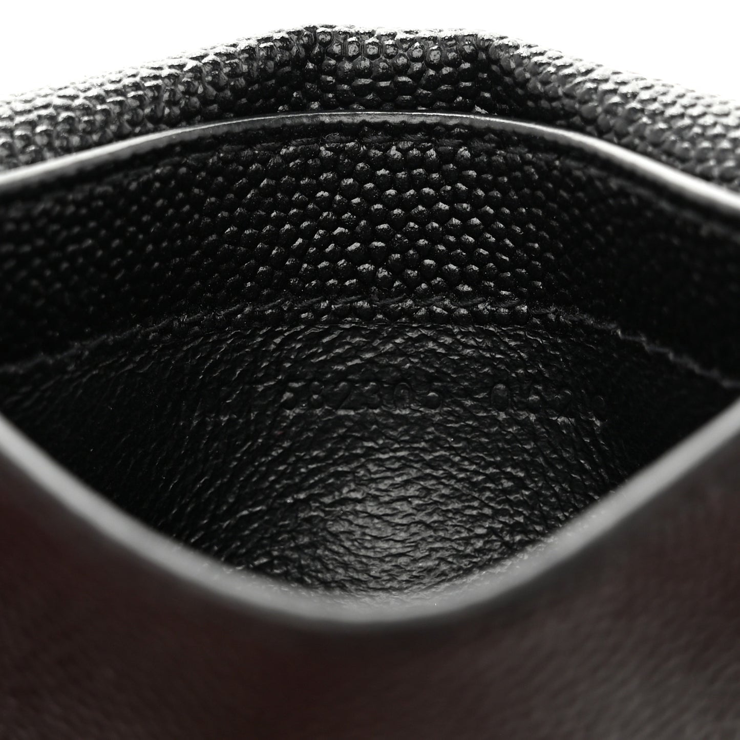 Grain De Poudre Uptown Monogram Card Case Black