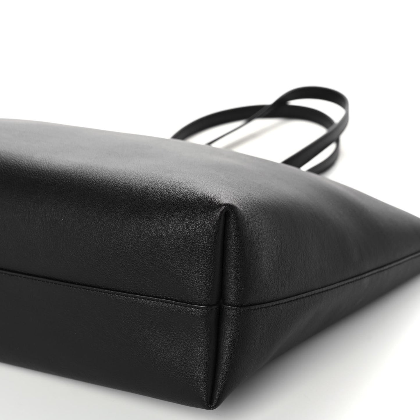 Calfskin Large Shopping Tote Black