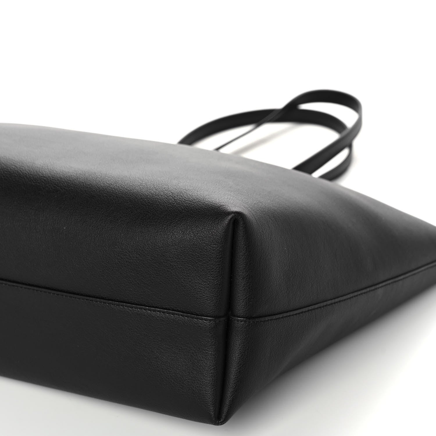 Saint Laurent Calfskin Large Shopping Tote Black 15 of 15