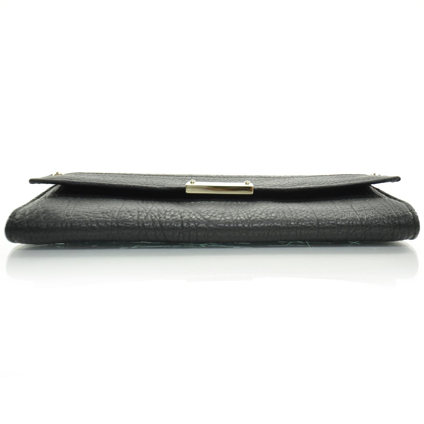 Leather Reese Clutch Black