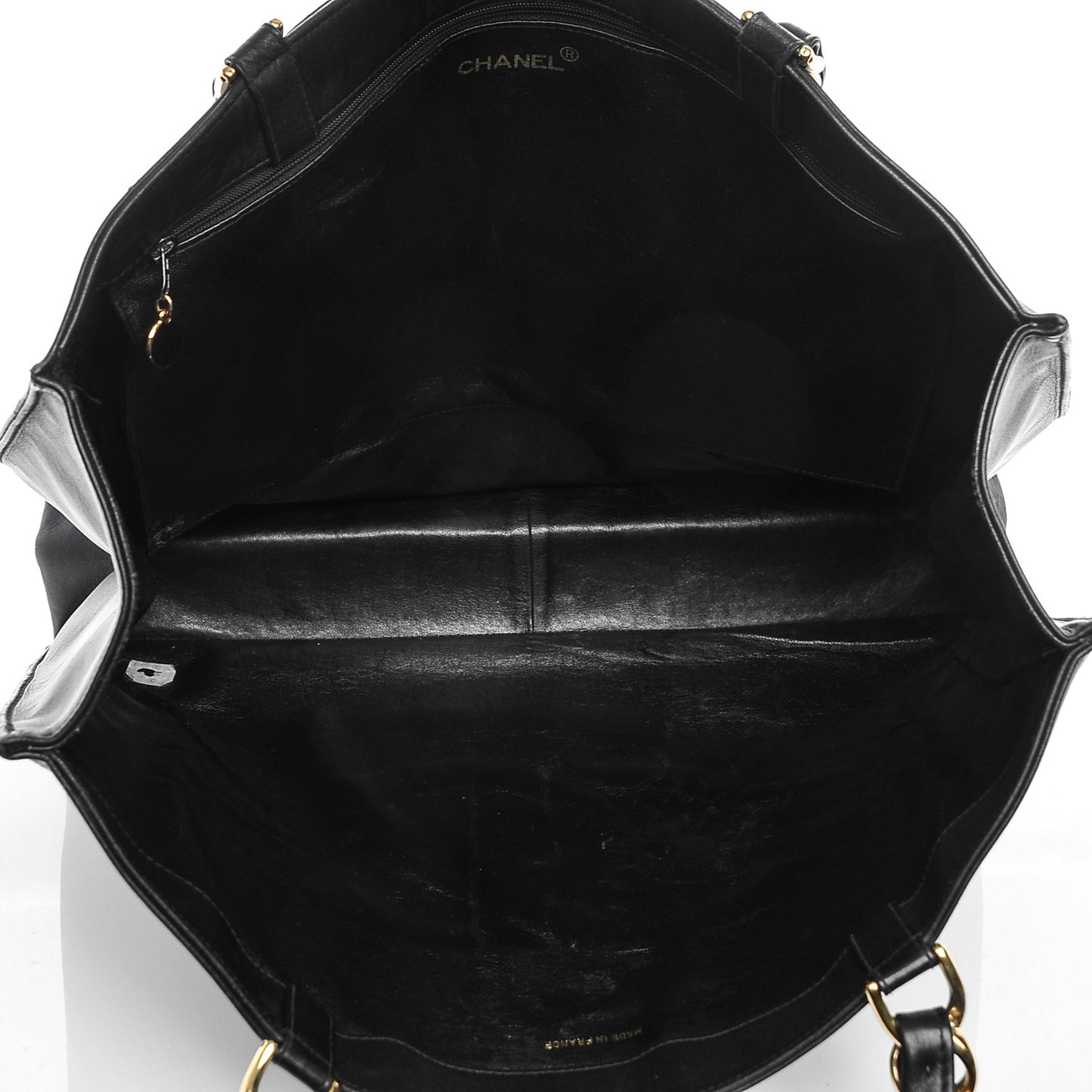 Lambskin CC Tote Black