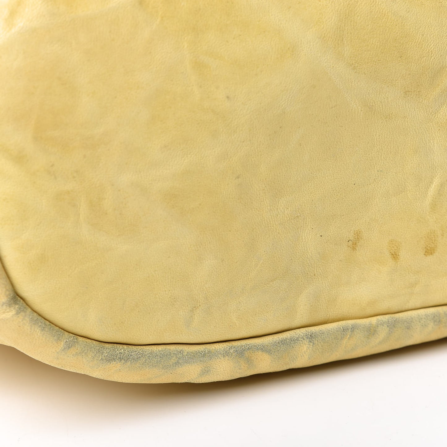 Wrinkled Lambskin Medium Nightingale Yellow