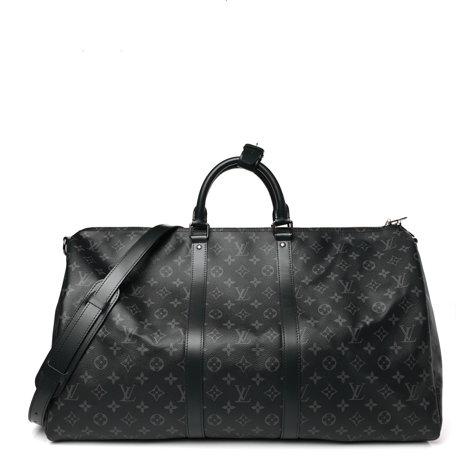 Louis Vuitton Monogram Eclipse Keepall Bandouliere 55 1 of 7