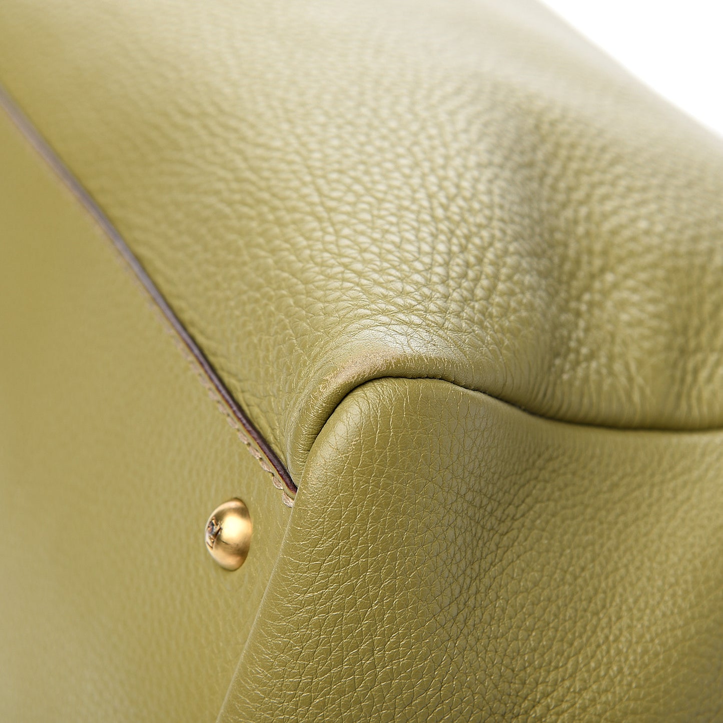 Cuoio Romano Selleria Large Peekaboo Iconic Satchel Muschio Moro