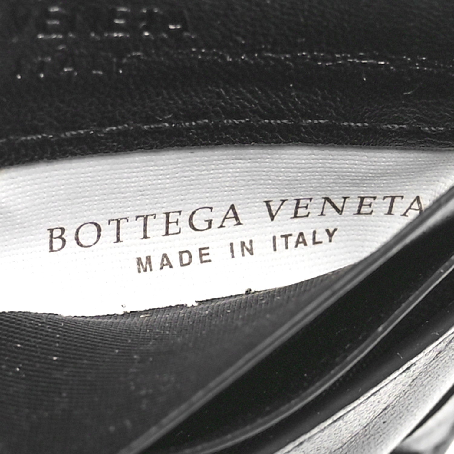Bottega Veneta Nappa Intrecciato Card Holder Black 6 of 10