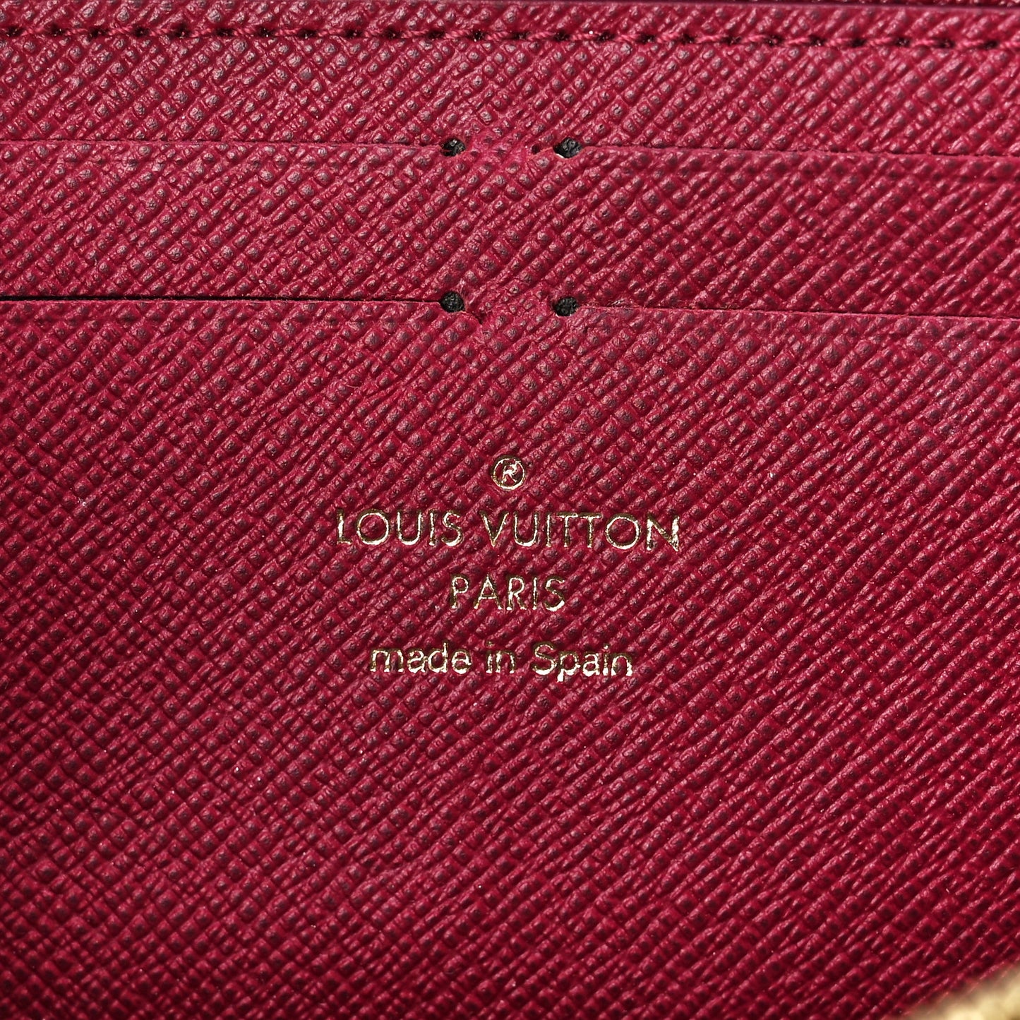 Monogram Clemence Wallet Fuchsia