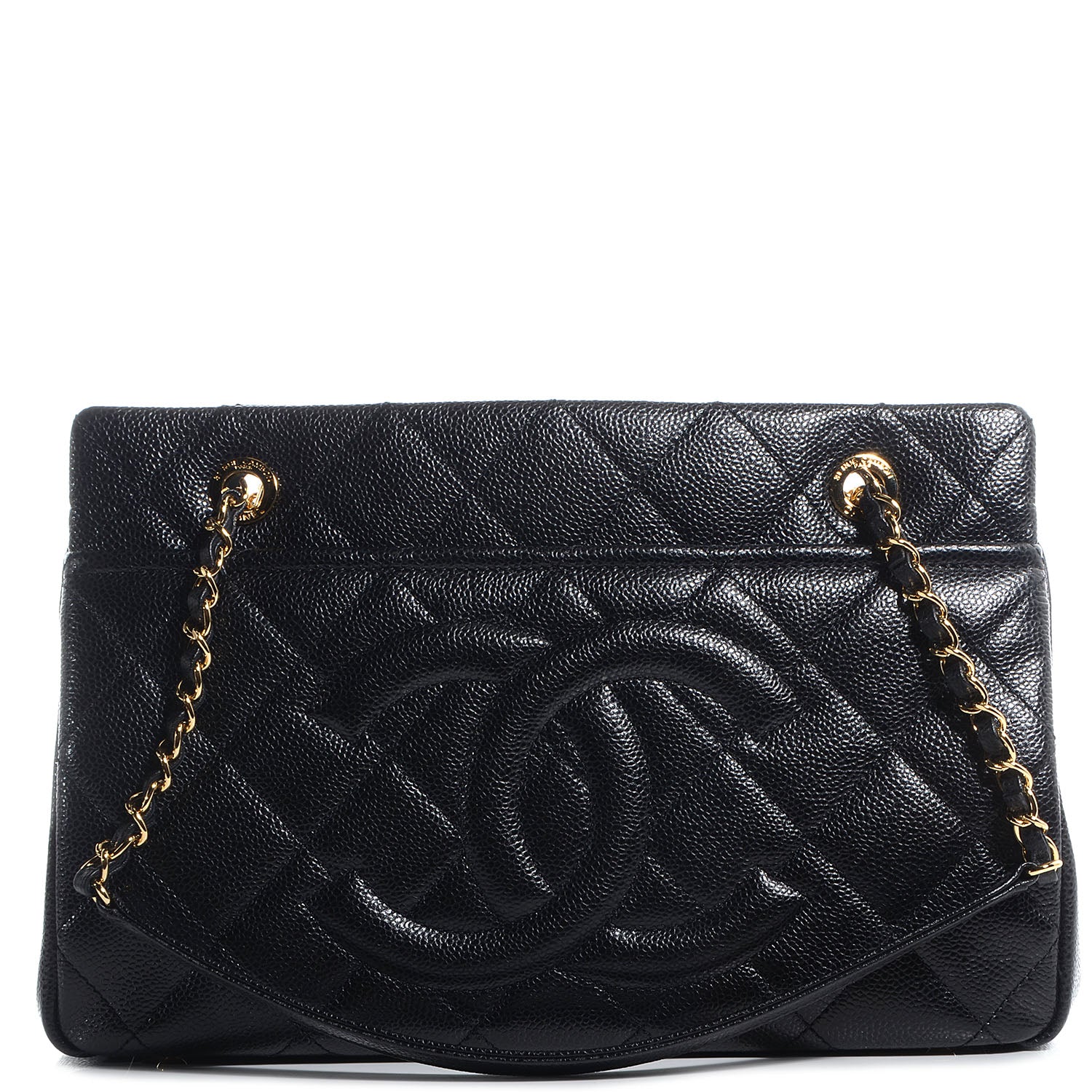 Chanel Caviar Timeless CC Shopping Tote Black 1 of 8