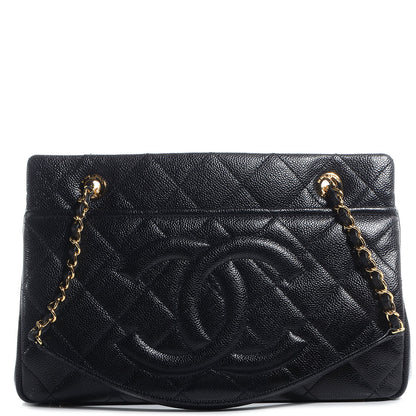Chanel Caviar Timeless CC Shopping Tote Black 1 of 8