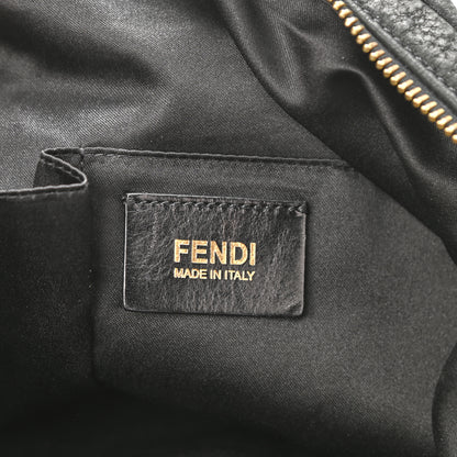 Fendi Vitello Savana Forever Hobo Black Tartaruga Natural 6 of 9