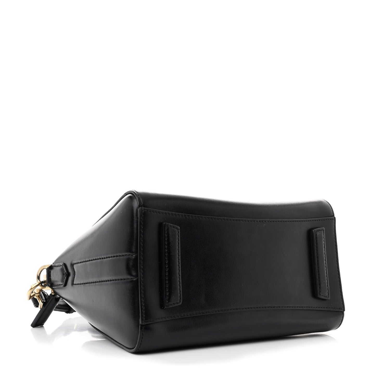 Shiny Lord Calfskin Mini Antigona Black