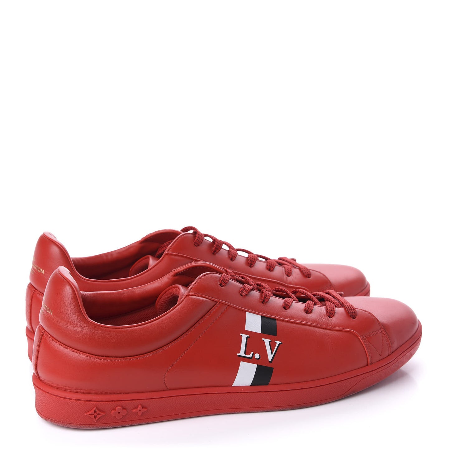 Calfskin Luxembourg Sneakers 10 Red