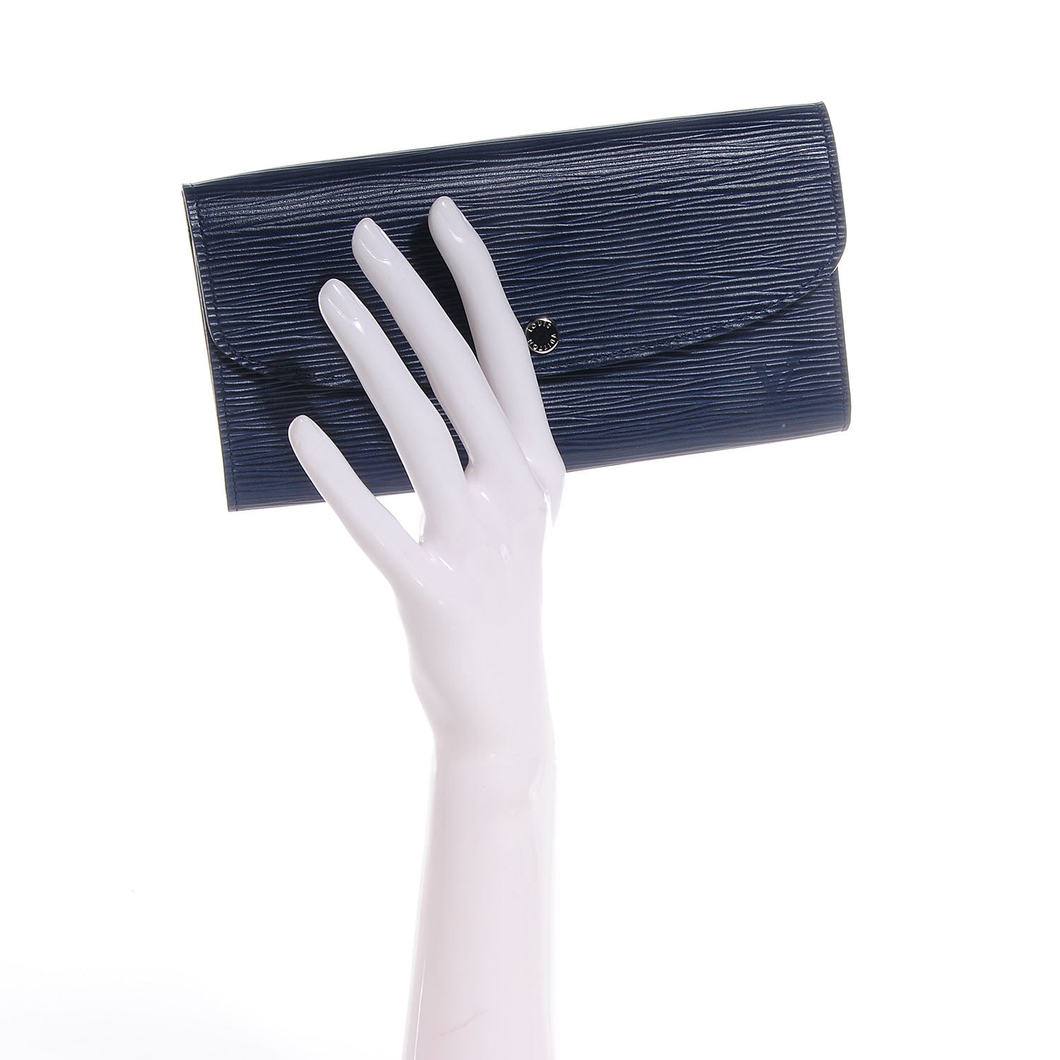 Louis Vuitton Epi Emilie Wallet Indigo 2 of 8