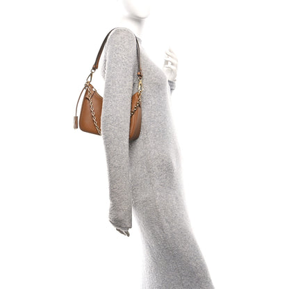 Prada Saffiano Lux Mini Re-Edition Shoulder Bag Caramel 2 of 10