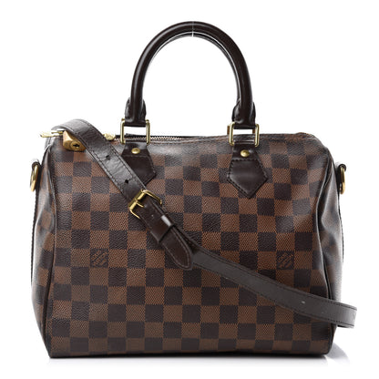 Louis Vuitton Damier Ebene Speedy Bandouliere 25 1 of 20