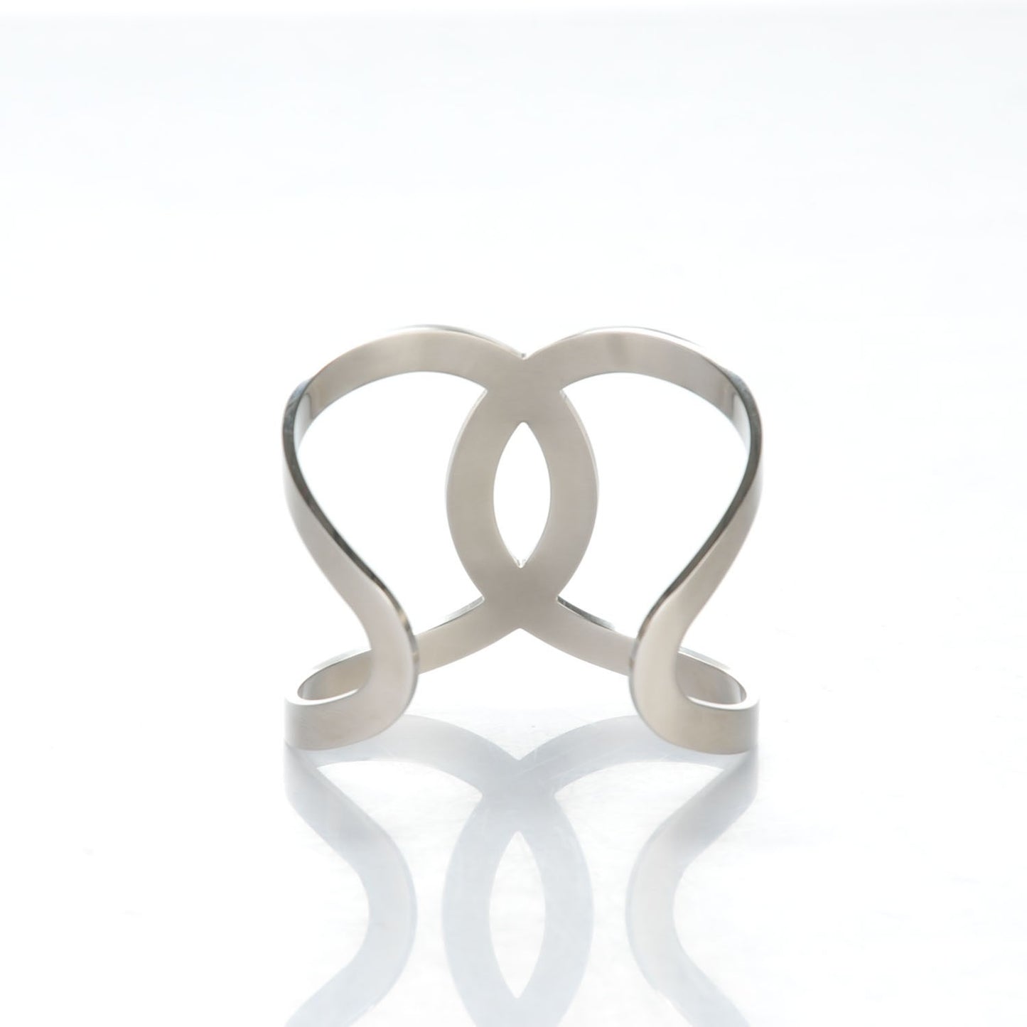 Metal CC Cuff Silver