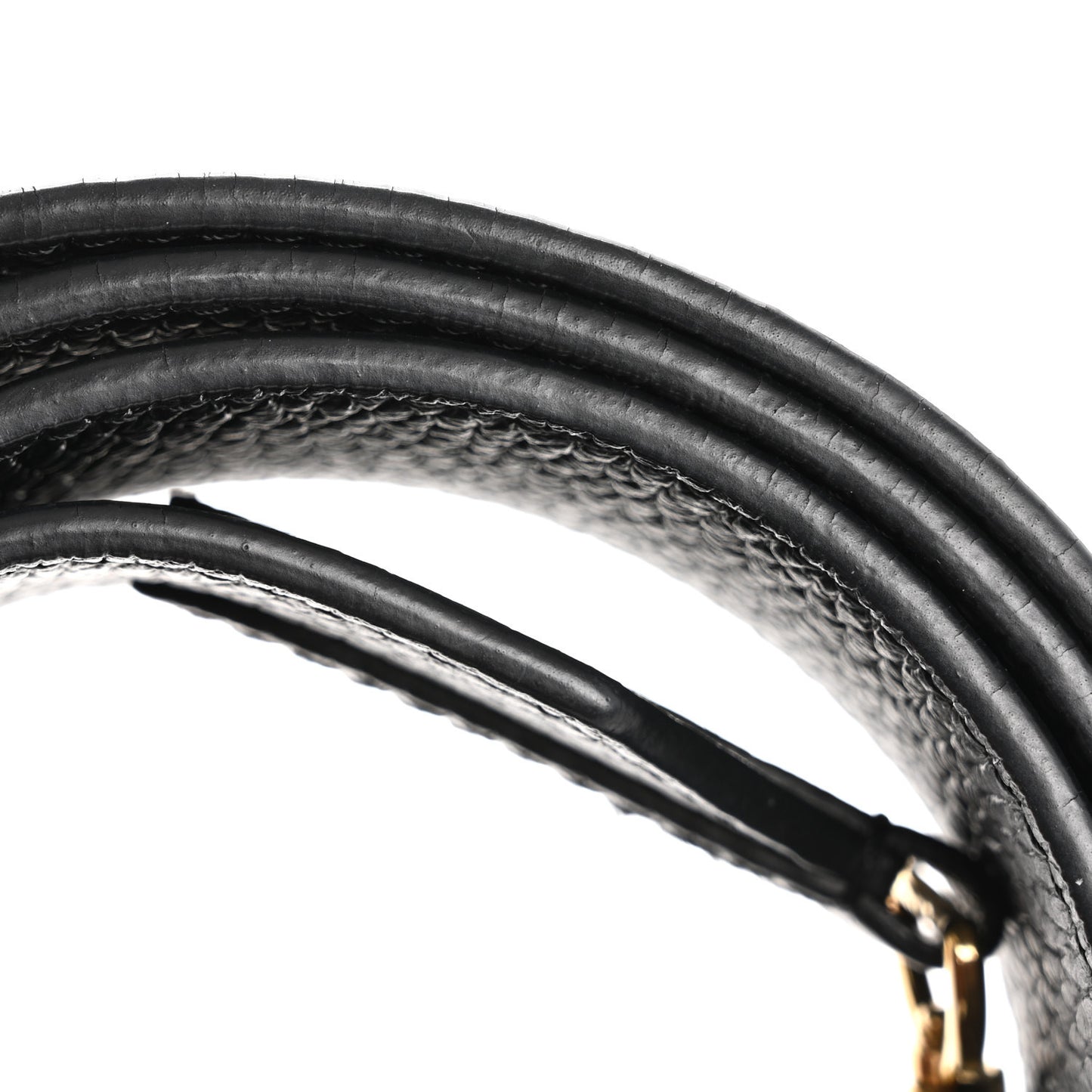 Taurillon Capucines Mini Shoulder Strap Black