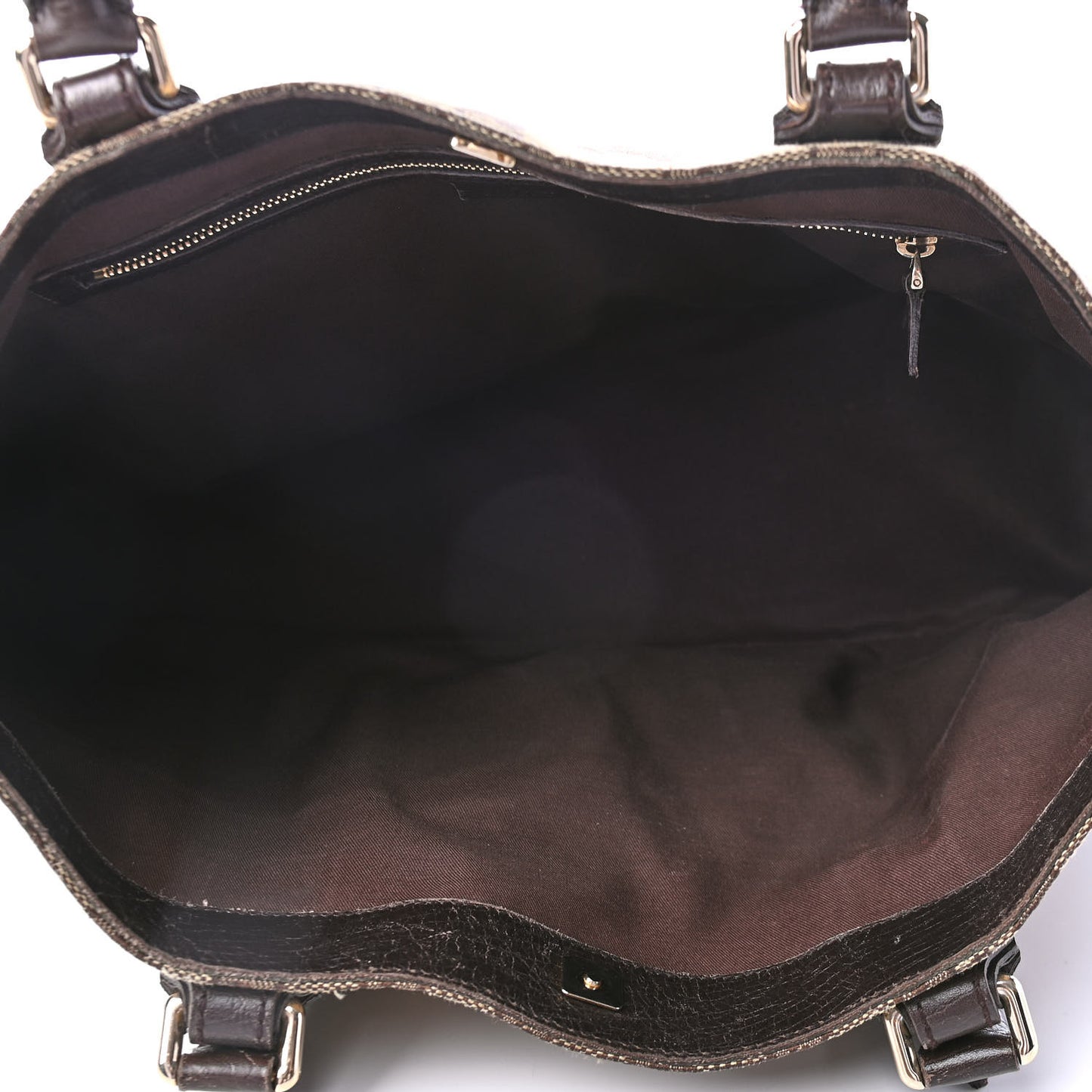 Monogram Medium Hasler Tote Dark Brown