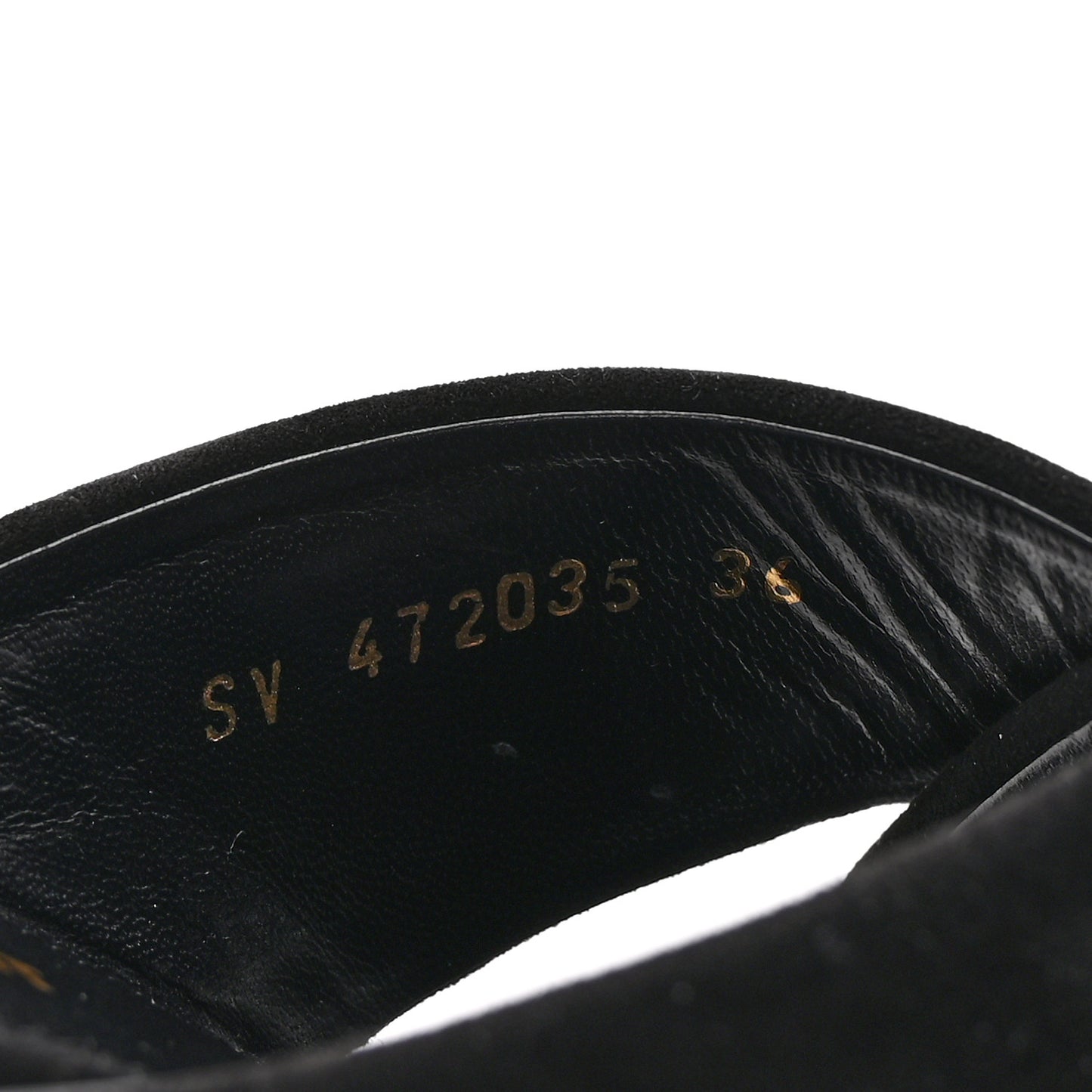 Suede LouLou 70 Mule Sandals 36 Black