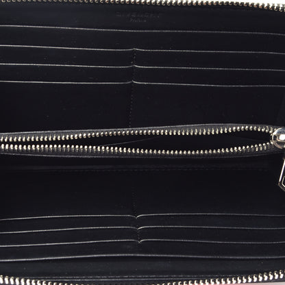 Givenchy Calfskin Love Print Zip Around Wallet Black 5 of 7