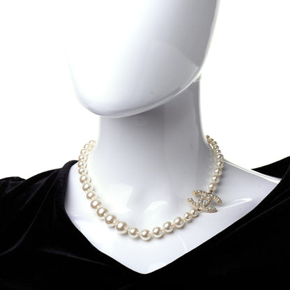 Chanel Pearl CC 100th Anniversary Necklace Light Gold 2 of 6