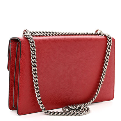 Gucci Dollar Calfskin Swarovski Crystal Small Dionysus Shoulder Bag Hibiscus Red 3 of 10