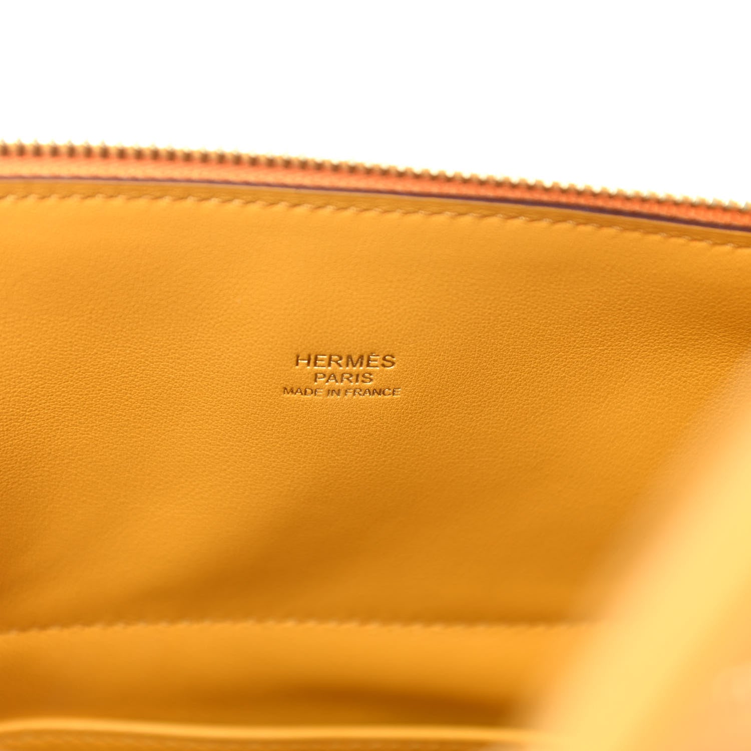 Hermes Taurillon Clemence Bolide 31 Jaune Ambre 5 of 11