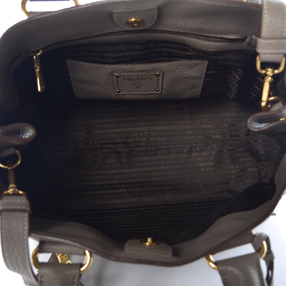 Prada Vitello Daino Shopping Tote Pomice 6 of 13