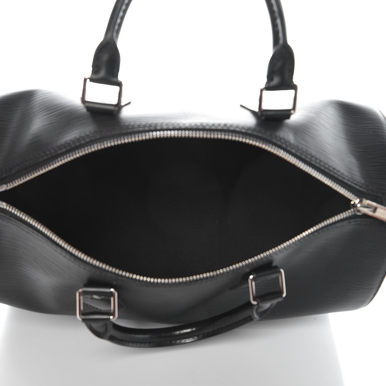 Louis Vuitton Epi Speedy 30 Black 5 of 10