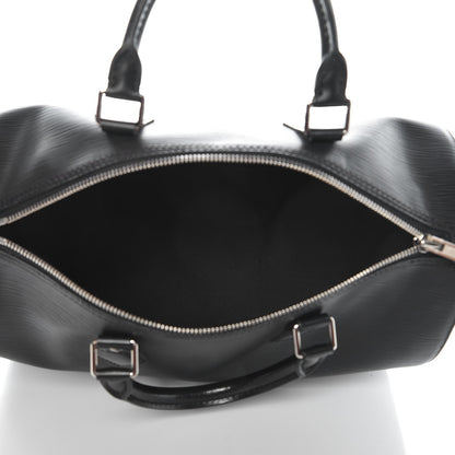 Louis Vuitton Epi Speedy 30 Black 5 of 10
