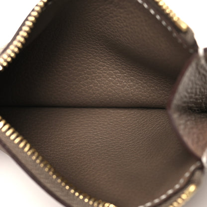 Hermes Evercolor Constance Slim Wallet Etoupe 7 of 11