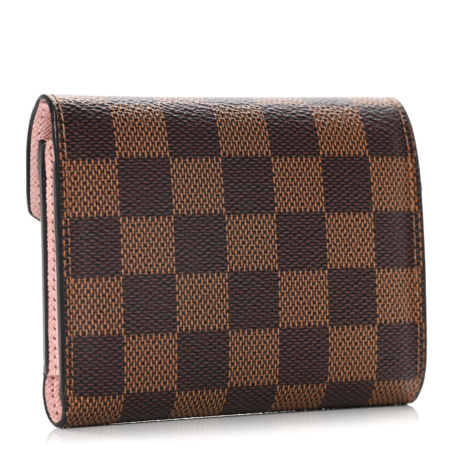 Damier Ebene Victorine Wallet Rose Ballerine