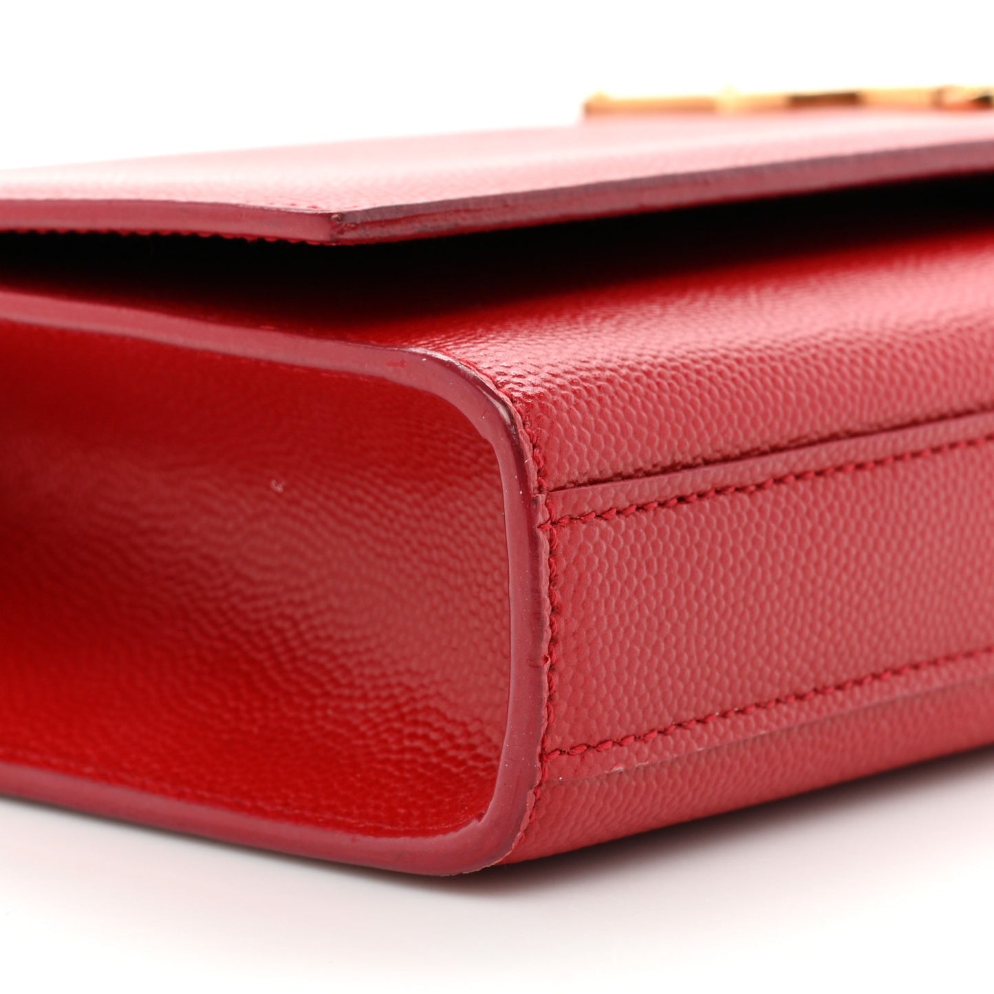 Calfskin Monogram Cassandre Clutch Rouge Orient