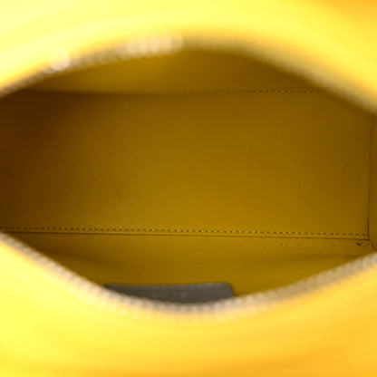 Christian Dior Grained Calfskin Cannage Medium Tri-Color Lady Dior Light Blue Grey Yellow 5 of 10