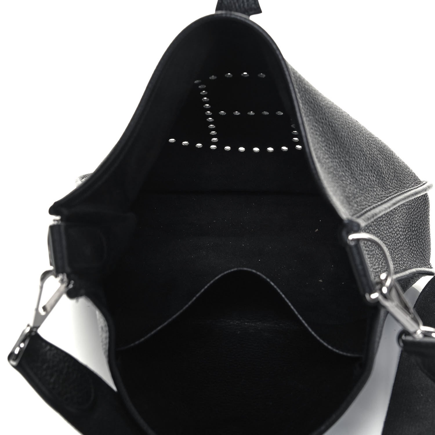 Hermes Taurillon Clemence Evelyne PM Black 5 of 9