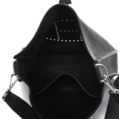 Hermes Taurillon Clemence Evelyne PM Black 5 of 9