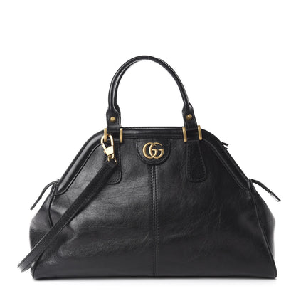 Gucci Calfskin Medium Re(Belle) Top Handle Bag Black 1 of 10