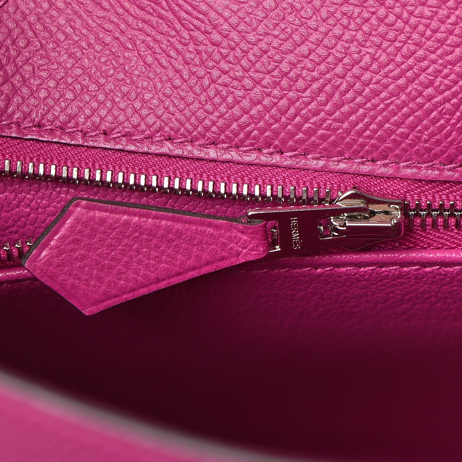 Hermes Epsom Kelly Sellier 25 Rose Pourpre 19 of 36
