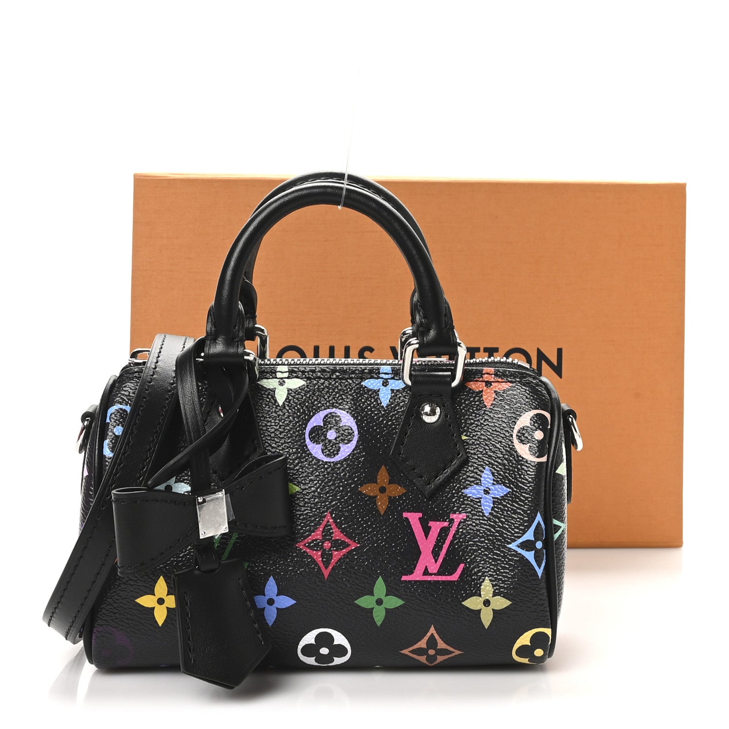 Louis Vuitton LV X TM Monogram Multicolor Nano Speedy Black 10 of 10