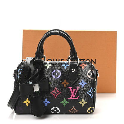Louis Vuitton LV X TM Monogram Multicolor Nano Speedy Black 10 of 10