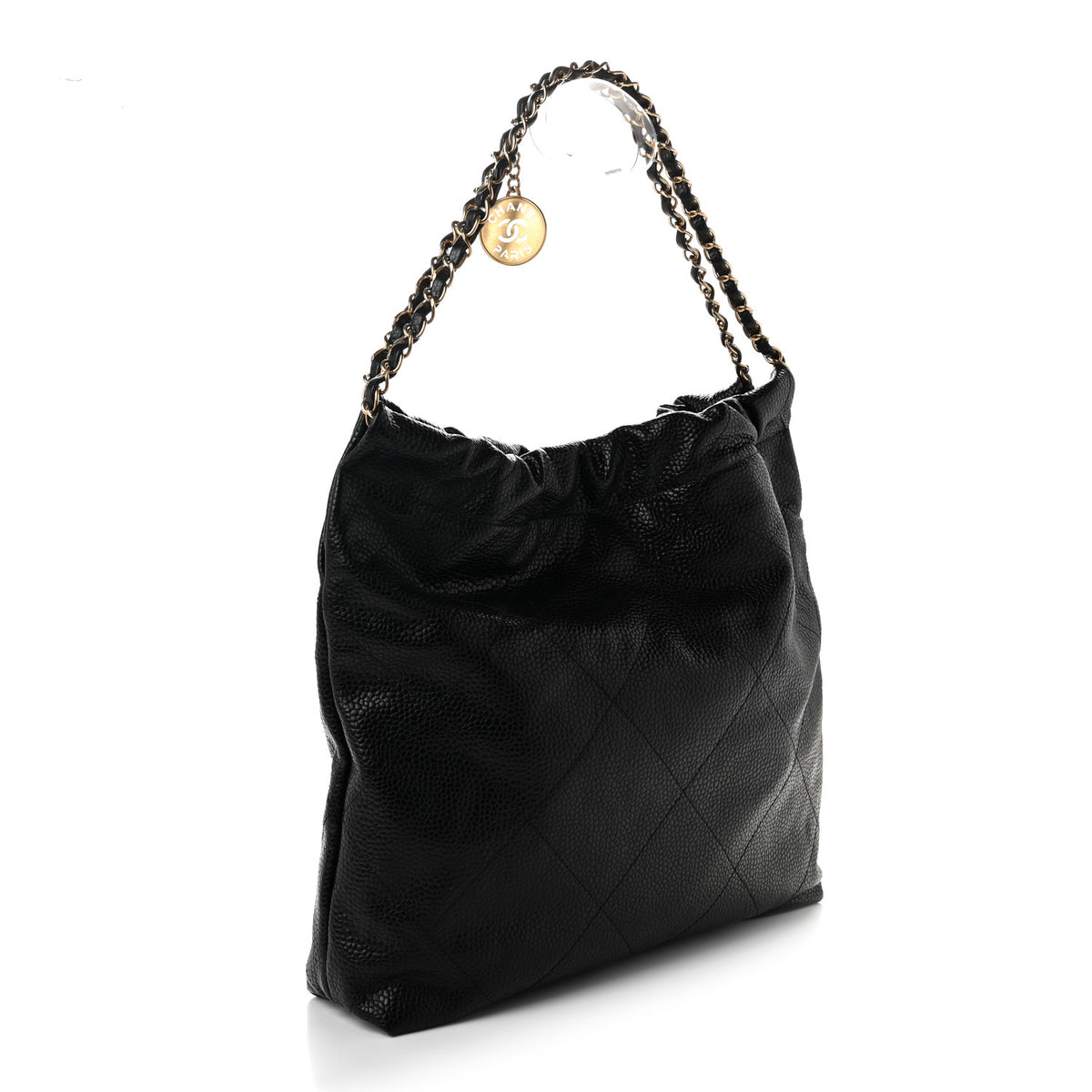 Chanel Shiny Caviar Quilted Chanel 22 Black 4 of 11