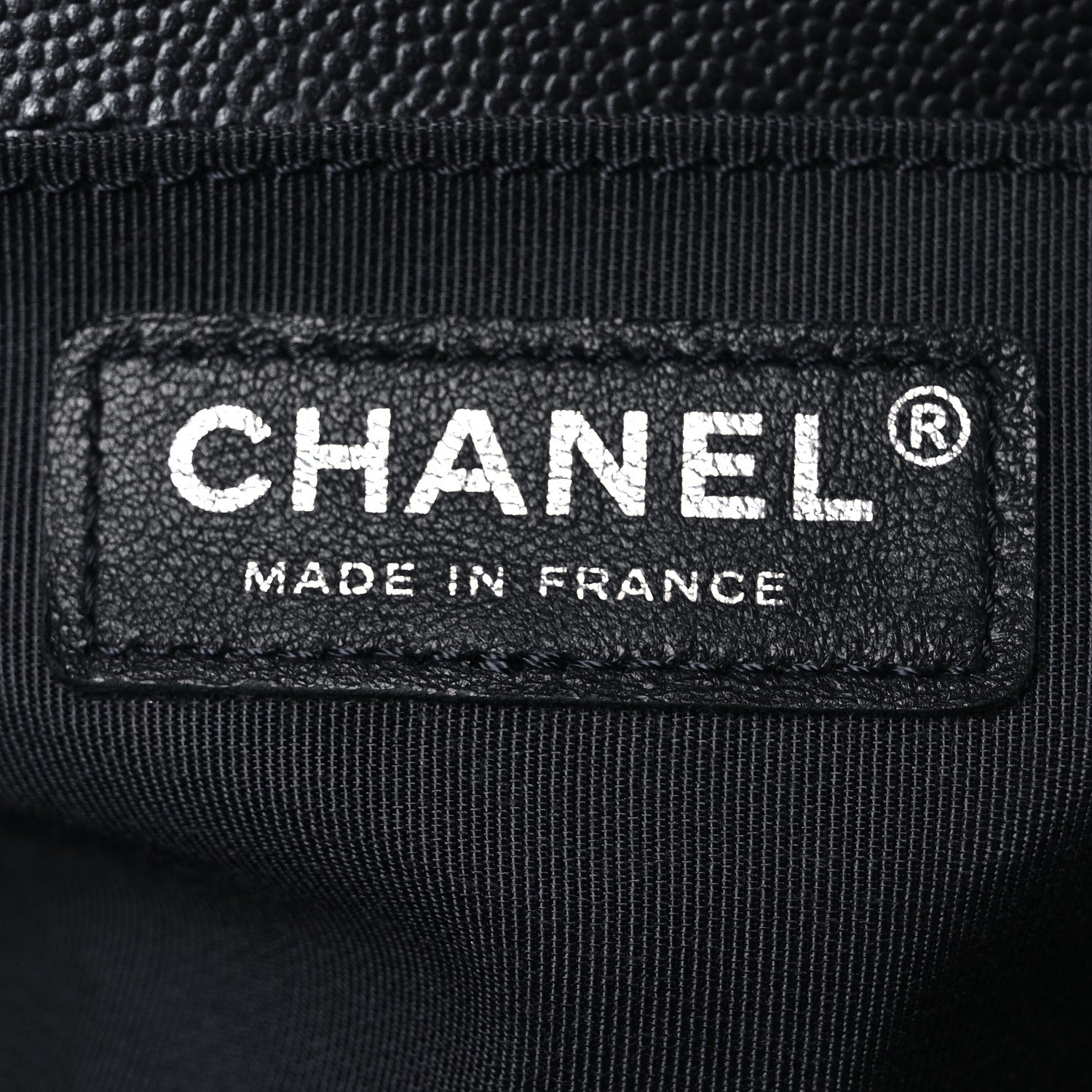 Chanel Metallic Caviar Quilted Medium Boy Flap Navy 6 of 11